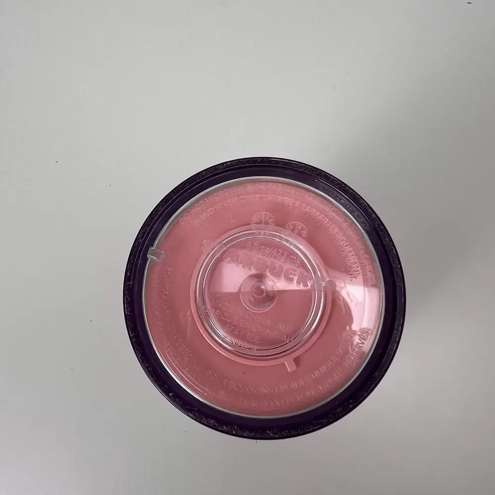 2020 Spring Starbucks Tumbler Pink Flower Limited Edition 16oz Plastic